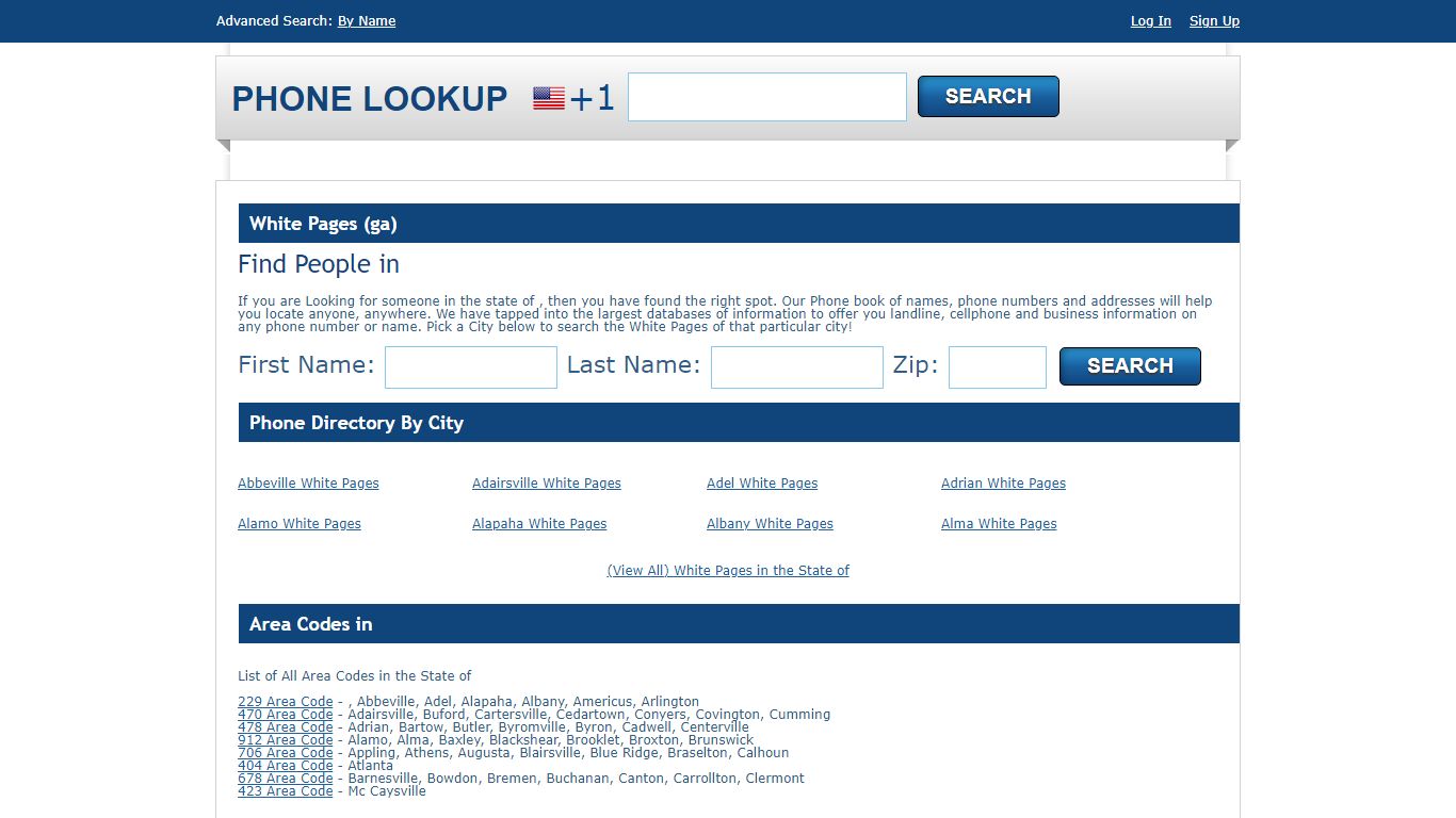 White Pages - ga Phone Directory Lookup